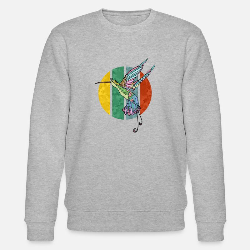 Kolibri - Stanley/Stella Unisex Bio-Sweatshirt CHANGER  - Grau meliert