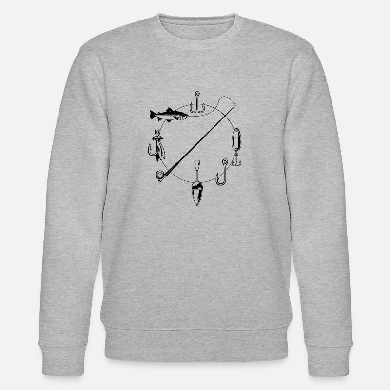 Équipement de pêche - Sweat bio CHANGER Stanley/Stella Unisexe - gris chiné