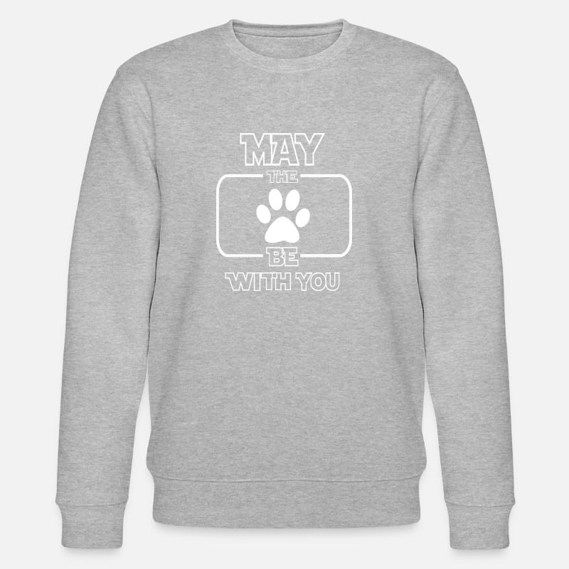 Conception de patte de chien - Sweat bio CHANGER Stanley/Stella Unisexe - gris chiné
