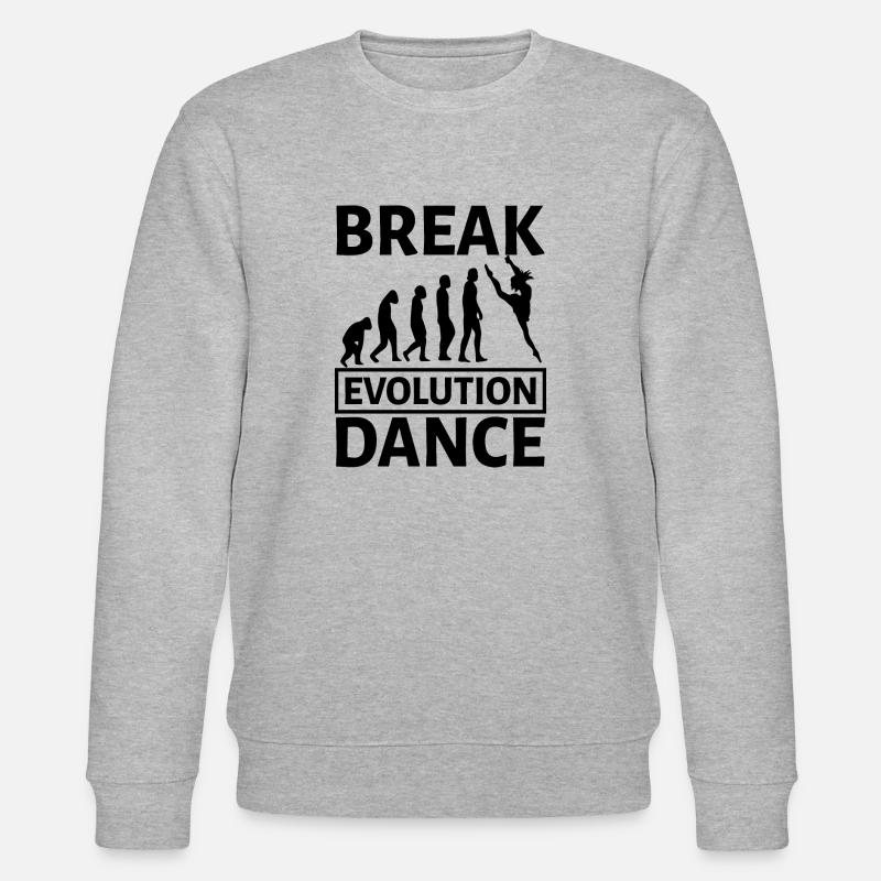Dancing Dance Music - Stanley/Stella Unisex Bio-Sweatshirt CHANGER  - Grau meliert