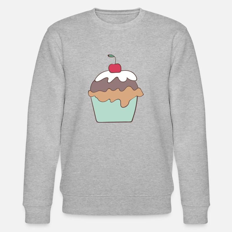 Cupcake - Stanley/Stella Unisex Bio-Sweatshirt CHANGER  - Grau meliert