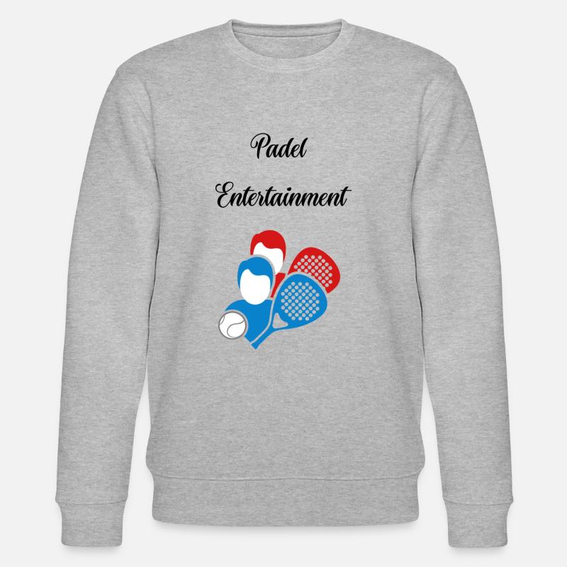 Padel Unterhaltung - Stanley/Stella Unisex Bio-Sweatshirt CHANGER  - Grau meliert