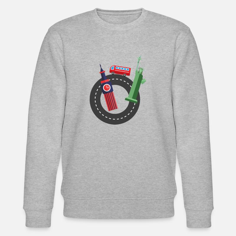 Voyage | Vacances | Idée cadeau - Sweat bio CHANGER Stanley/Stella Unisexe - gris chiné