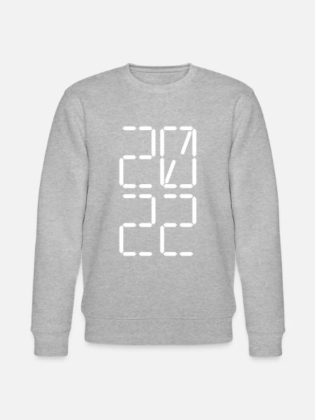 2022 lcd white - Stanley/Stella CHANGER Unisex Organic Sweatshirt - heather grey