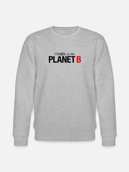 there is no PLANET B - Stanley/Stella Unisex Bio-Sweatshirt CHANGER  - Grau meliert
