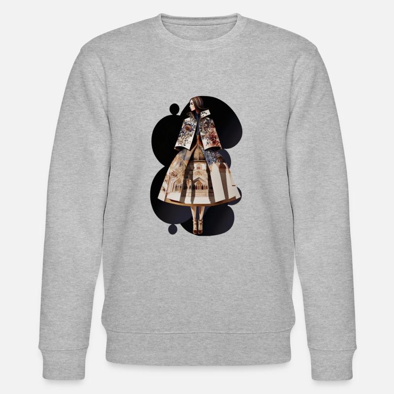 Lady Barby - Stanley/Stella Unisex Bio-Sweatshirt CHANGER  - Grau meliert