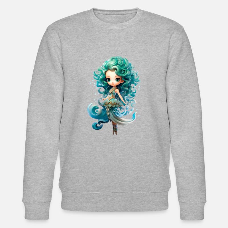 Dollie Wasser - Stanley/Stella Unisex Bio-Sweatshirt CHANGER  - Grau meliert