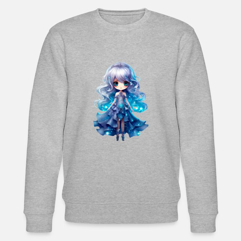 Dollie Star - Stanley/Stella Unisex Bio-Sweatshirt CHANGER  - Grau meliert