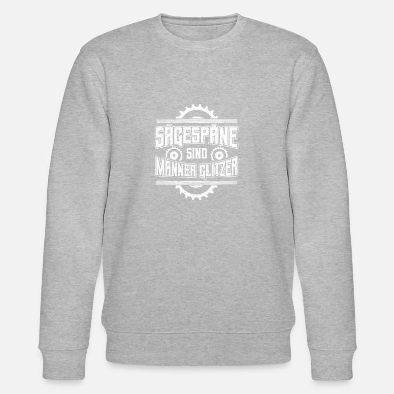 Menuisier sciure - Sweat bio CHANGER Stanley/Stella Unisexe - gris chiné