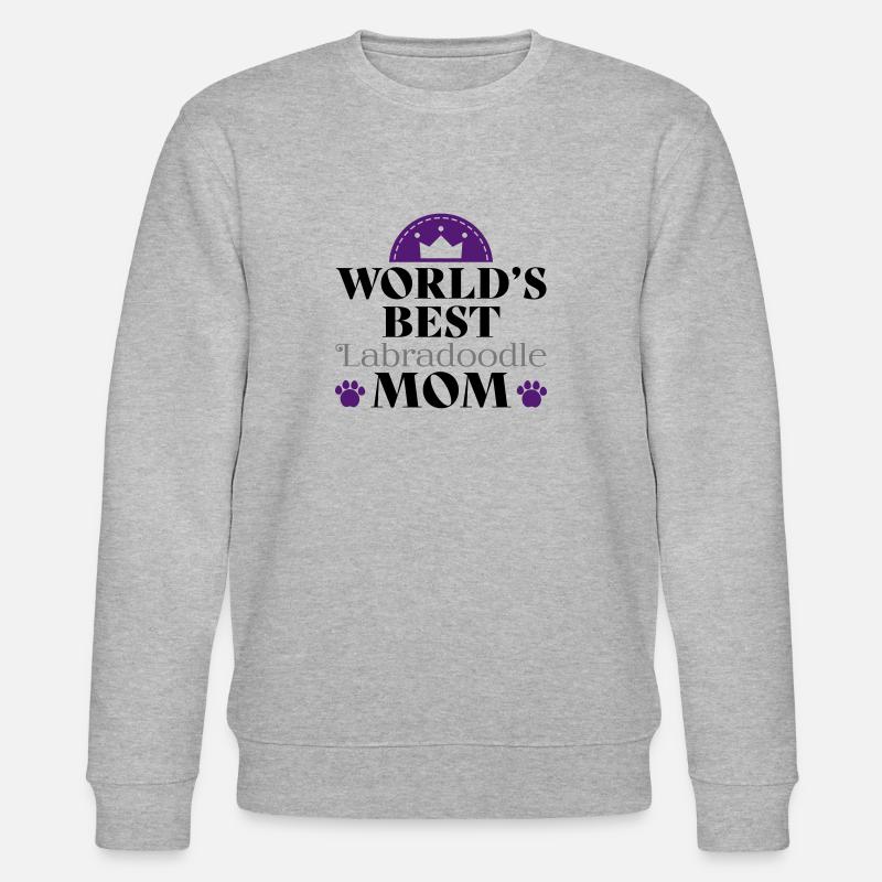 Labradoodle - Stanley/Stella Unisex Bio-Sweatshirt CHANGER  - Grau meliert