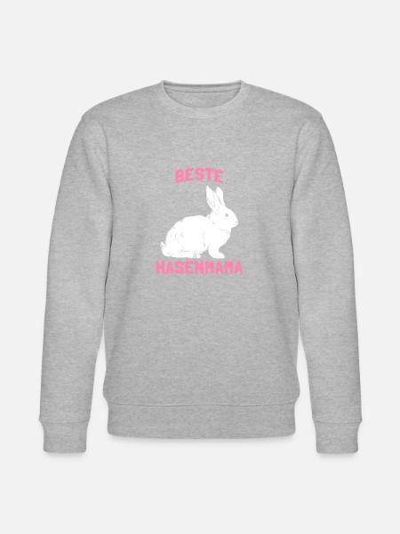 Beste Hasenmama - Stanley/Stella Unisex Bio-Sweatshirt CHANGER  - Grau meliert