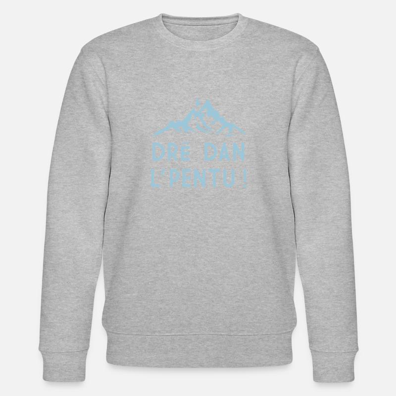 Dré dan l'pentu 2 - Sweat bio CHANGER Stanley/Stella Unisexe - gris chiné
