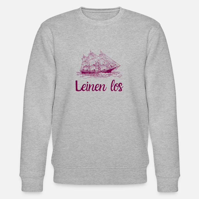 Leinen los - Stanley/Stella Unisex Bio-Sweatshirt CHANGER  - Grau meliert