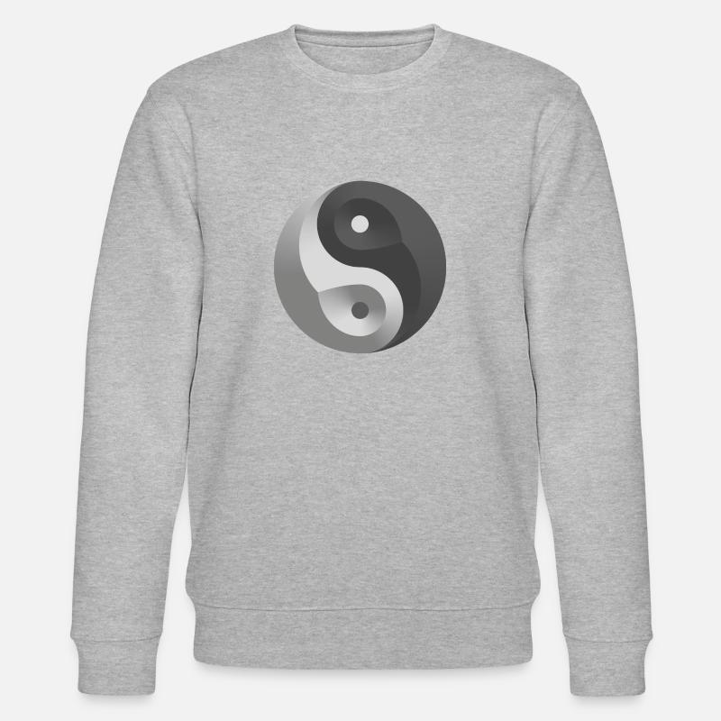 Yin Yang - Stanley/Stella Unisex Bio-Sweatshirt CHANGER  - Grau meliert