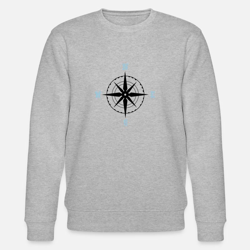 boussole 02 - Sweat bio CHANGER Stanley/Stella Unisexe - gris chiné
