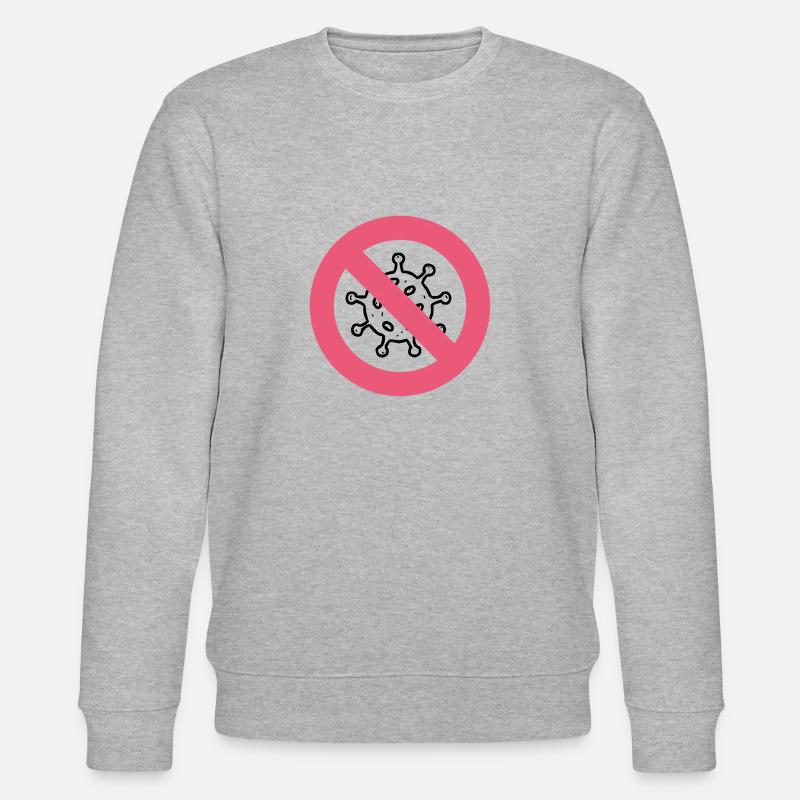 Corona - Stanley/Stella Unisex Bio-Sweatshirt CHANGER  - Grau meliert
