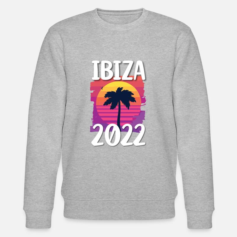 Ibiza 2022 - Stanley/Stella Unisex Bio-Sweatshirt CHANGER  - Grau meliert