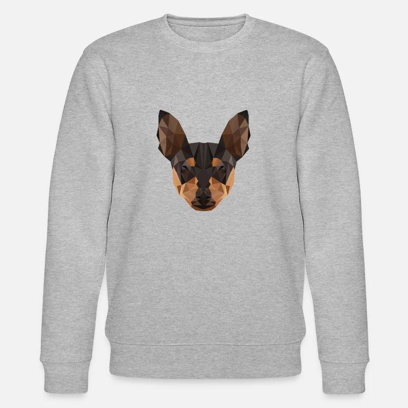Hund - Stanley/Stella Unisex Bio-Sweatshirt CHANGER  - Grau meliert