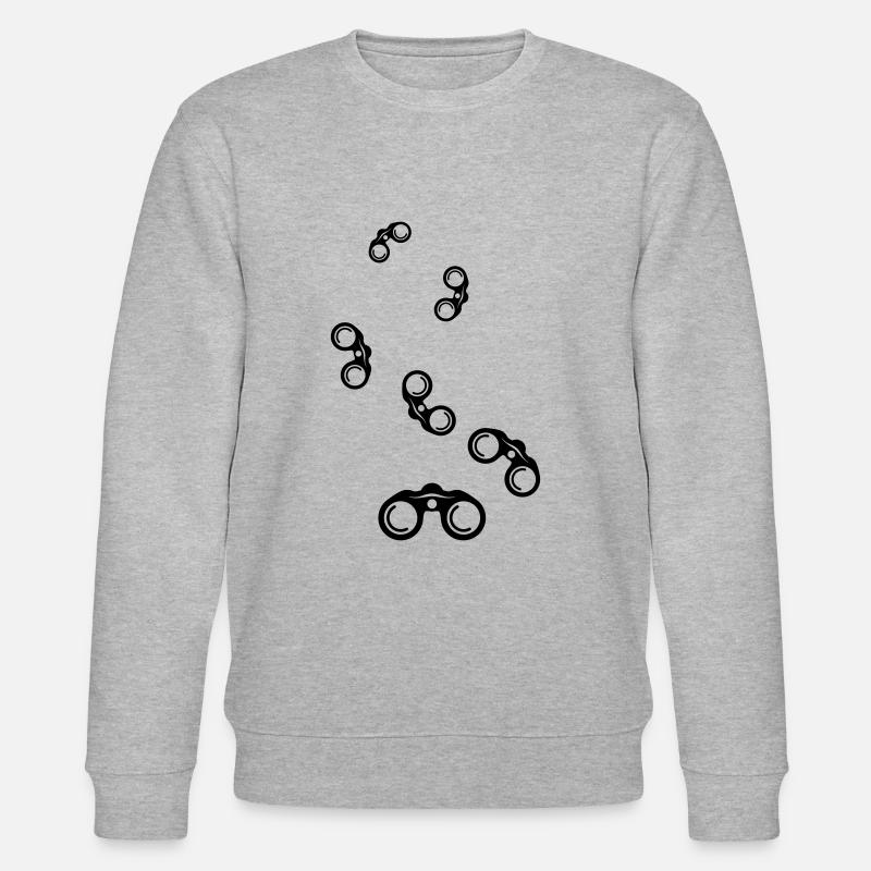 Icône de jumelles - Sweat bio CHANGER Stanley/Stella Unisexe - gris chiné