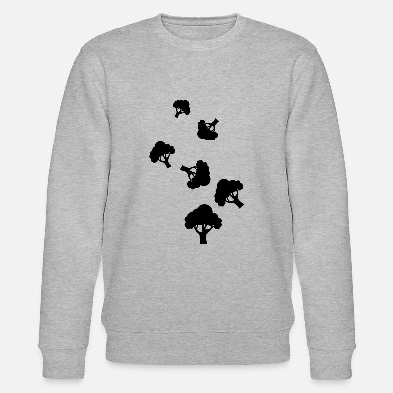 Baum Symbol - Stanley/Stella Unisex Bio-Sweatshirt CHANGER  - Grau meliert