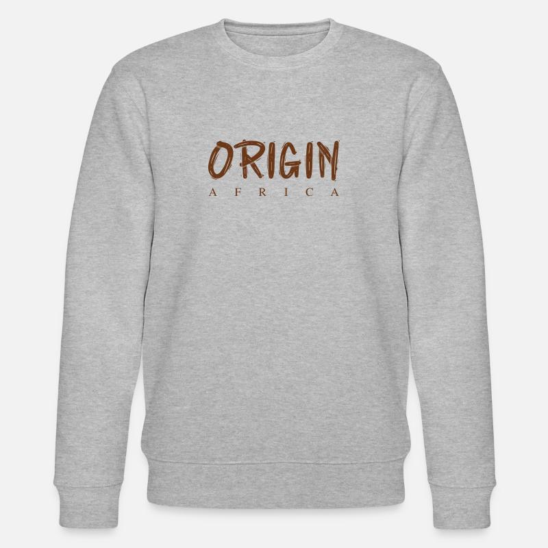 Origin Africa - Sweat bio CHANGER Stanley/Stella Unisexe - gris chiné