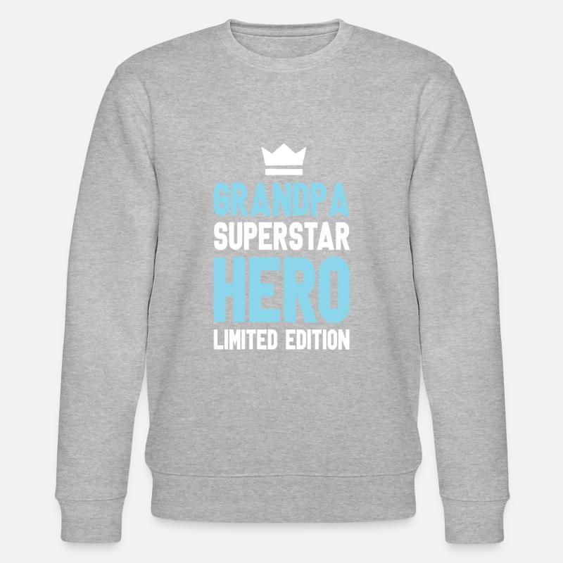 Opa Limited Edition Spruch - Stanley/Stella Unisex Bio-Sweatshirt CHANGER  - Grau meliert