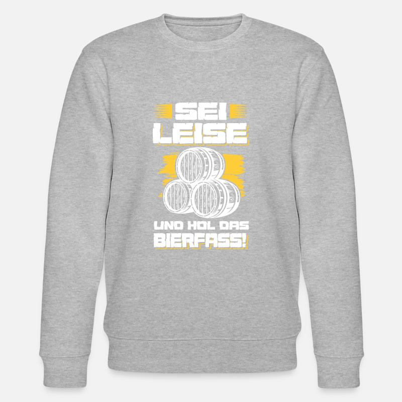 bier bierfass - Stanley/Stella Unisex Bio-Sweatshirt CHANGER  - Grau meliert