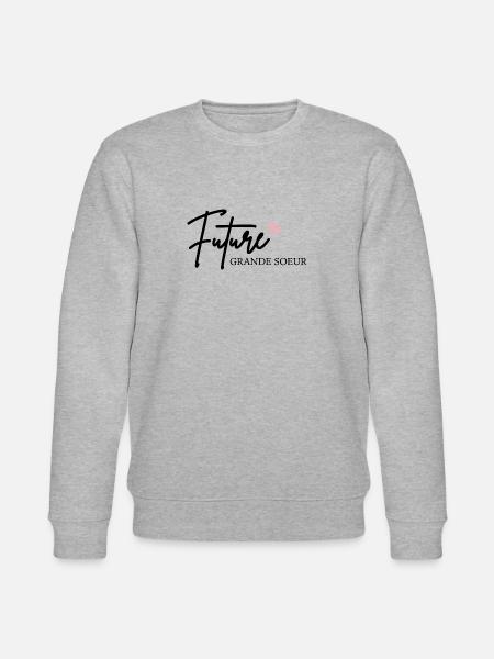 Future grande soeur - Sweat bio CHANGER Stanley/Stella Unisexe - gris chiné