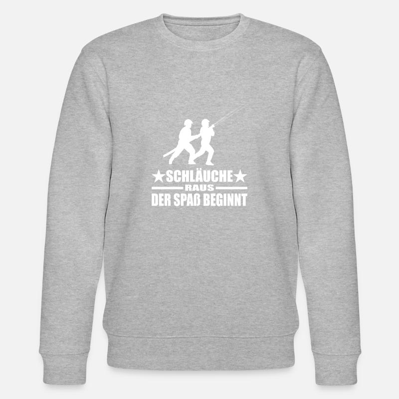Feuerwehr - Stanley/Stella Unisex Bio-Sweatshirt CHANGER  - Grau meliert