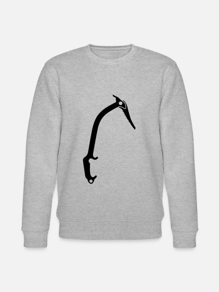 Climbing equipment ice axe - Stanley/Stella CHANGER Unisex Organic Sweatshirt - heather grey