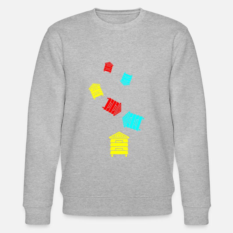 Honig Imker - Stanley/Stella Unisex Bio-Sweatshirt CHANGER  - Grau meliert