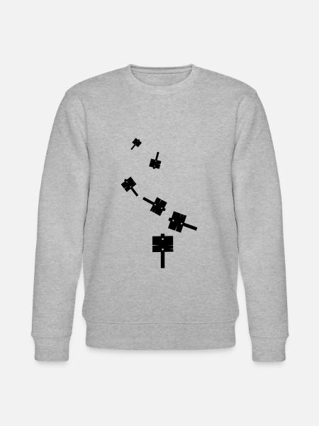 Wegweiser icon - Stanley/Stella Unisex Bio-Sweatshirt CHANGER - Grau meliert