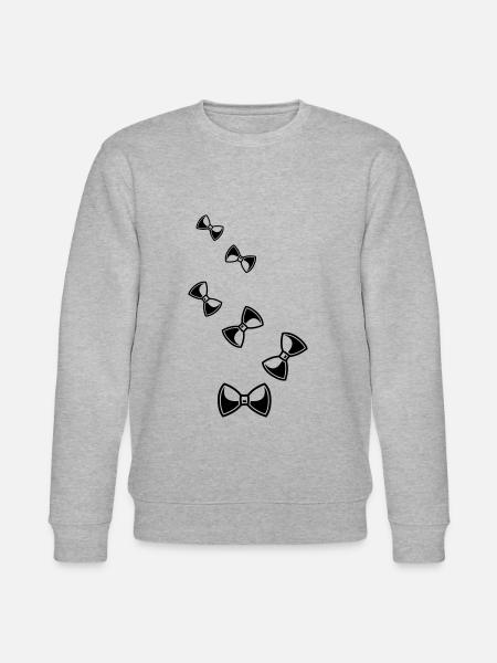 Bow Tie Gentleman - Stanley/Stella CHANGER Unisex Organic Sweatshirt - heather grey
