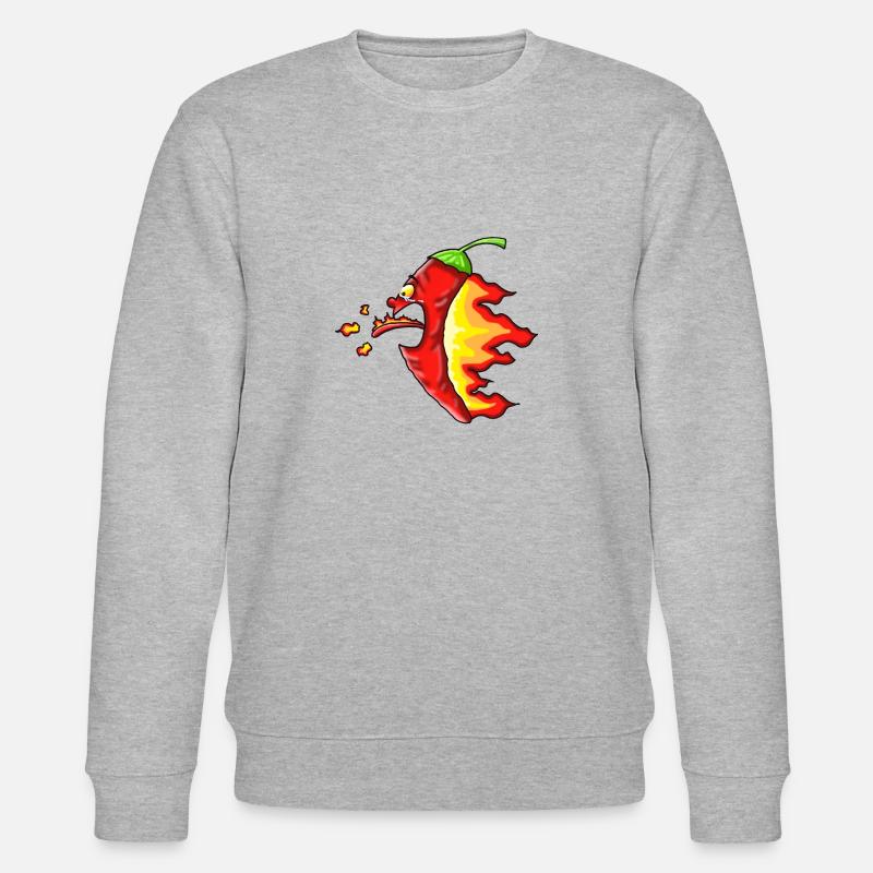 Chilli - Stanley/Stella Unisex Bio-Sweatshirt CHANGER  - Grau meliert