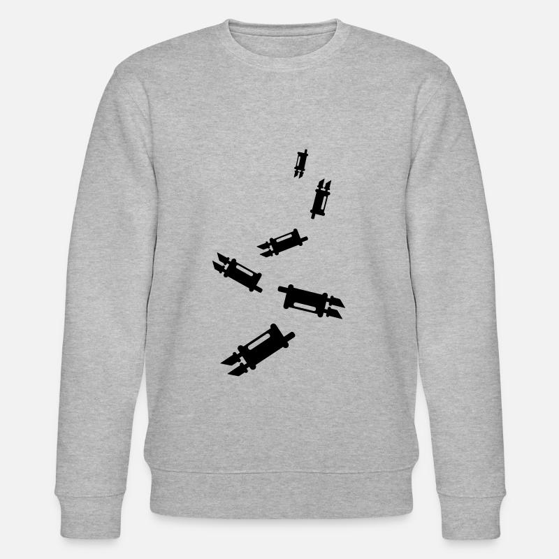 Auspuff Tuning - Stanley/Stella Unisex Bio-Sweatshirt CHANGER  - Grau meliert