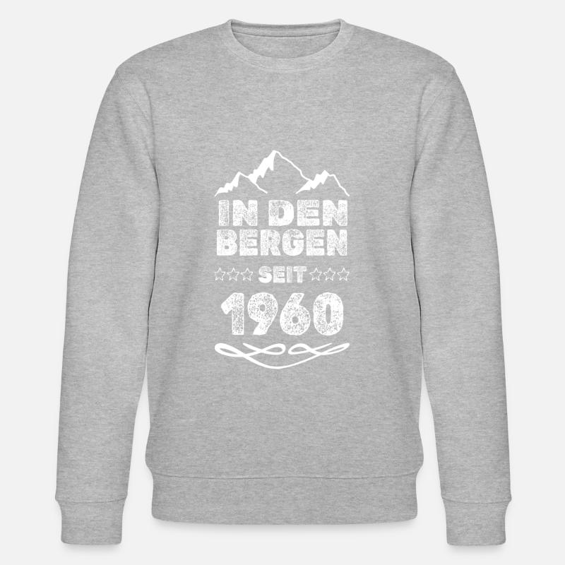 Witzig 1960 - Stanley/Stella Unisex Bio-Sweatshirt CHANGER - Grau meliert