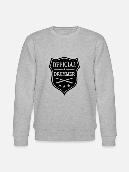 Drumsticks Schlagzeuger Schlagzeug - Stanley/Stella Unisex Bio-Sweatshirt CHANGER - Grau meliert