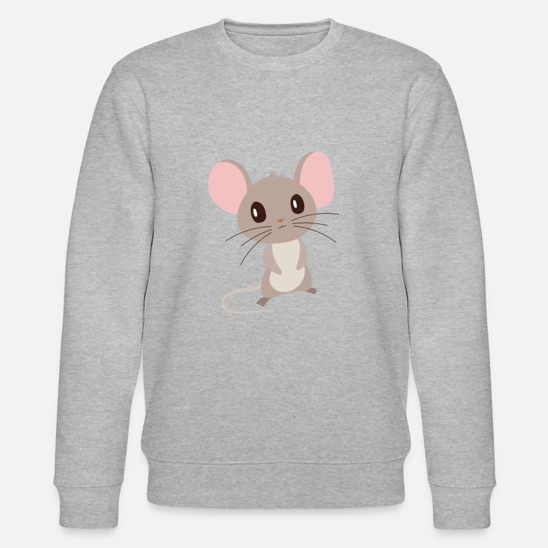 Maus - Stanley/Stella Unisex Bio-Sweatshirt CHANGER  - Grau meliert