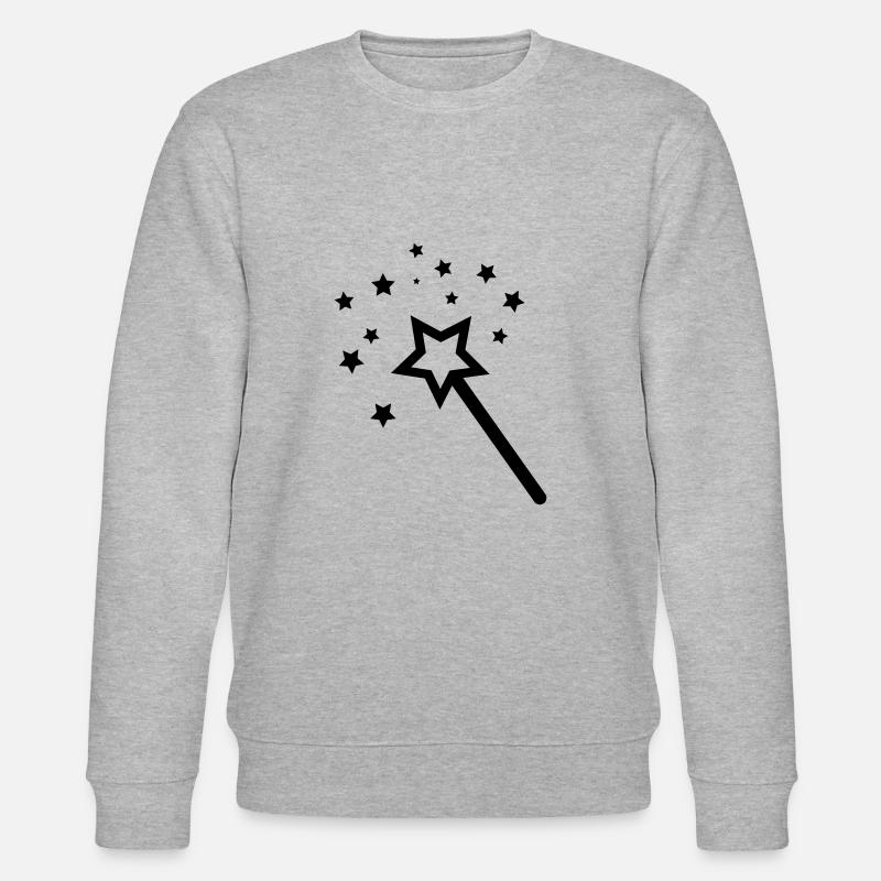 zauberstab - Stanley/Stella Unisex Bio-Sweatshirt CHANGER  - Grau meliert