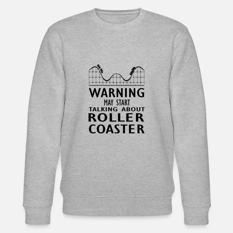 Rollercoaster Achterbahn - Stanley/Stella Unisex Bio-Sweatshirt CHANGER  - Grau meliert