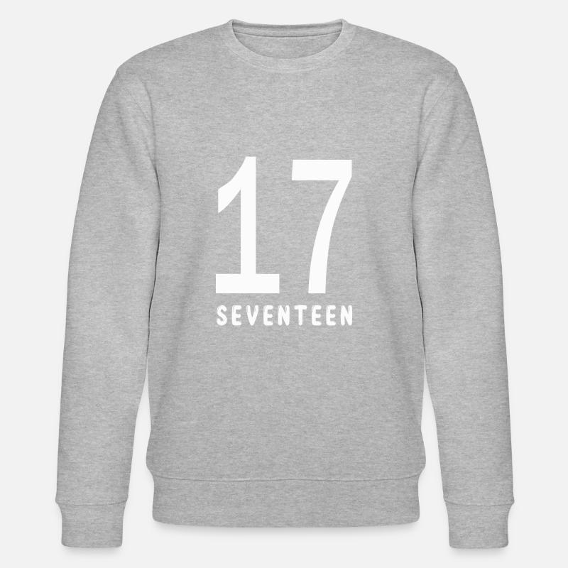 SIEBZEHN - Stanley/Stella Unisex Bio-Sweatshirt CHANGER - Grau meliert