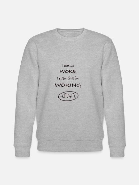Woke of woking - Stanley/Stella CHANGER Unisex Organic Sweatshirt - heather grey