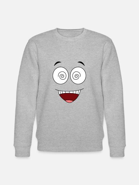 Crazyface - Stanley/Stella Unisex Bio-Sweatshirt CHANGER - Grau meliert