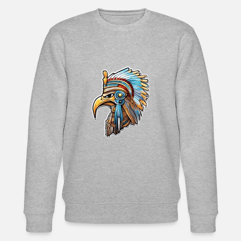 Egypt / Pharaoh / Mummies / Hieroglyphics / Sphinx - Stanley/Stella CHANGER Unisex Organic Sweatshirt - heather grey
