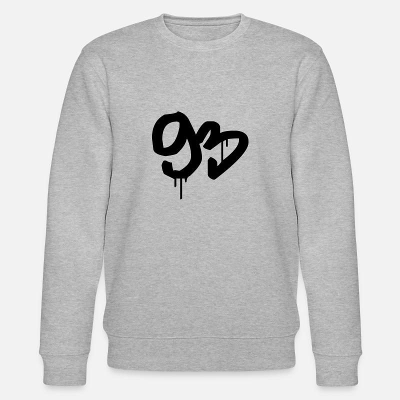 93 - Graffiti - Sweat bio CHANGER Stanley/Stella Unisexe - gris chiné