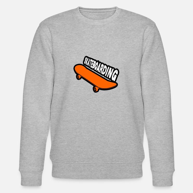 Skateboarding - Sweat bio CHANGER Stanley/Stella Unisexe - gris chiné