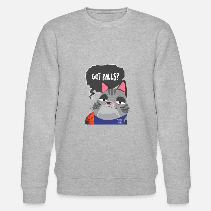 Basket-ball Chat Citations enfants Comic-cadeaux - Sweat bio CHANGER Stanley/Stella Unisexe - gris chiné