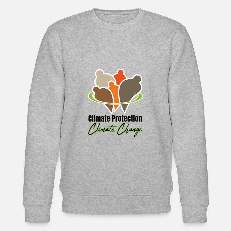 Protection du climat - Changement climatique - Sweat bio CHANGER Stanley/Stella Unisexe - gris chiné