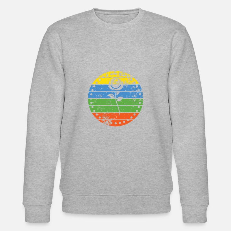 Rose - Stanley/Stella Unisex Bio-Sweatshirt CHANGER  - Grau meliert