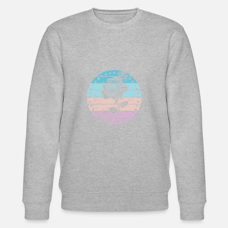 Rose - Stanley/Stella Unisex Bio-Sweatshirt CHANGER - Grau meliert